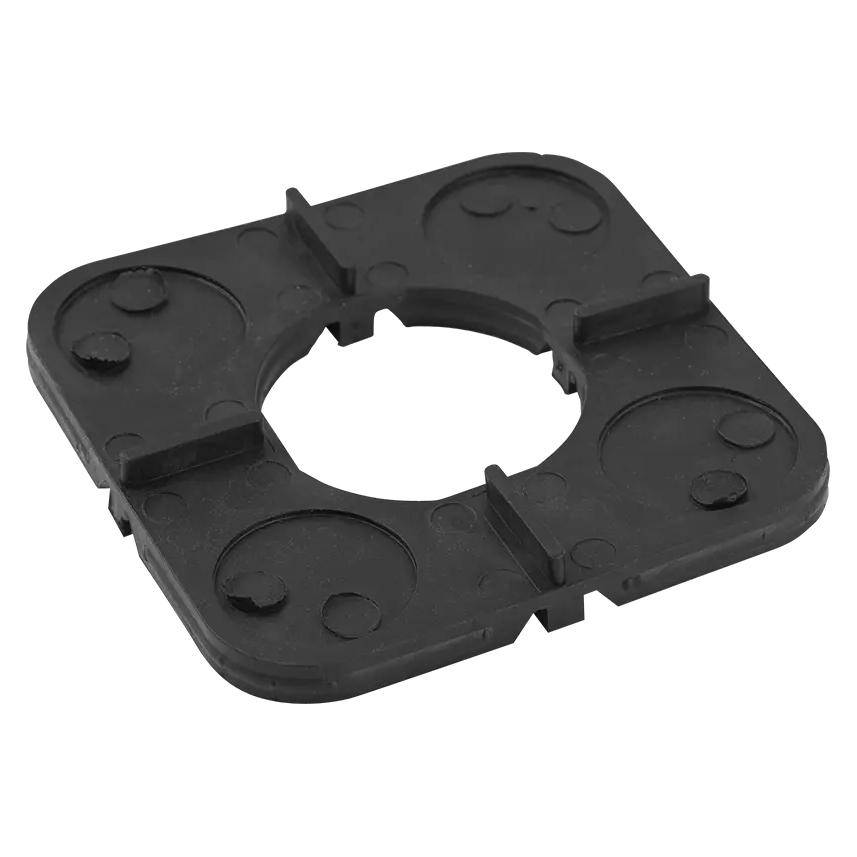 DURAL plate support INSTALLATION ACCESSORIES rubber black 9mm 120mm