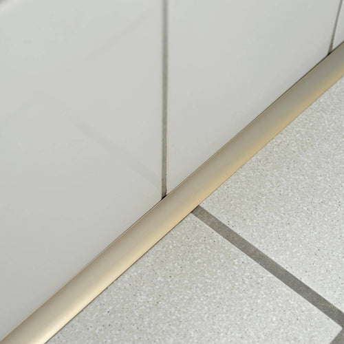 DURAL wand/vloer aansluitprofiel T-COVE aluminium geanodiseerd titanium 12mm 250cm