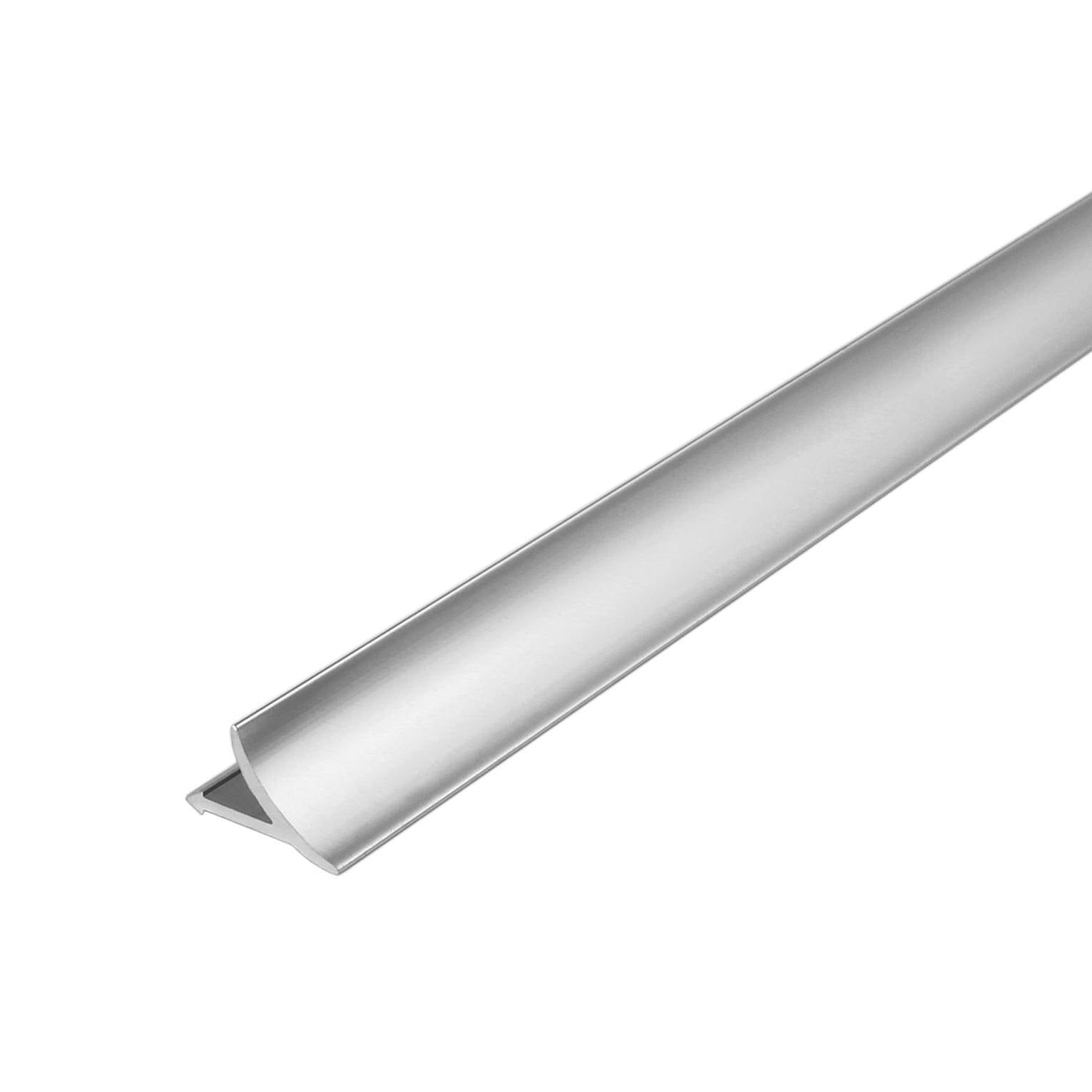 DURAL Wand/Boden-Anschlussprofil T-COVE Aluminium hochglanzeloxiert silber 250cm