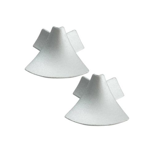 DURAL outside corner T-COVE die-cast metal powder-coated white 22mm