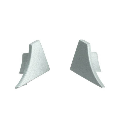 DURAL end cap right T-COVE die-cast metal powder-coated white 12mm