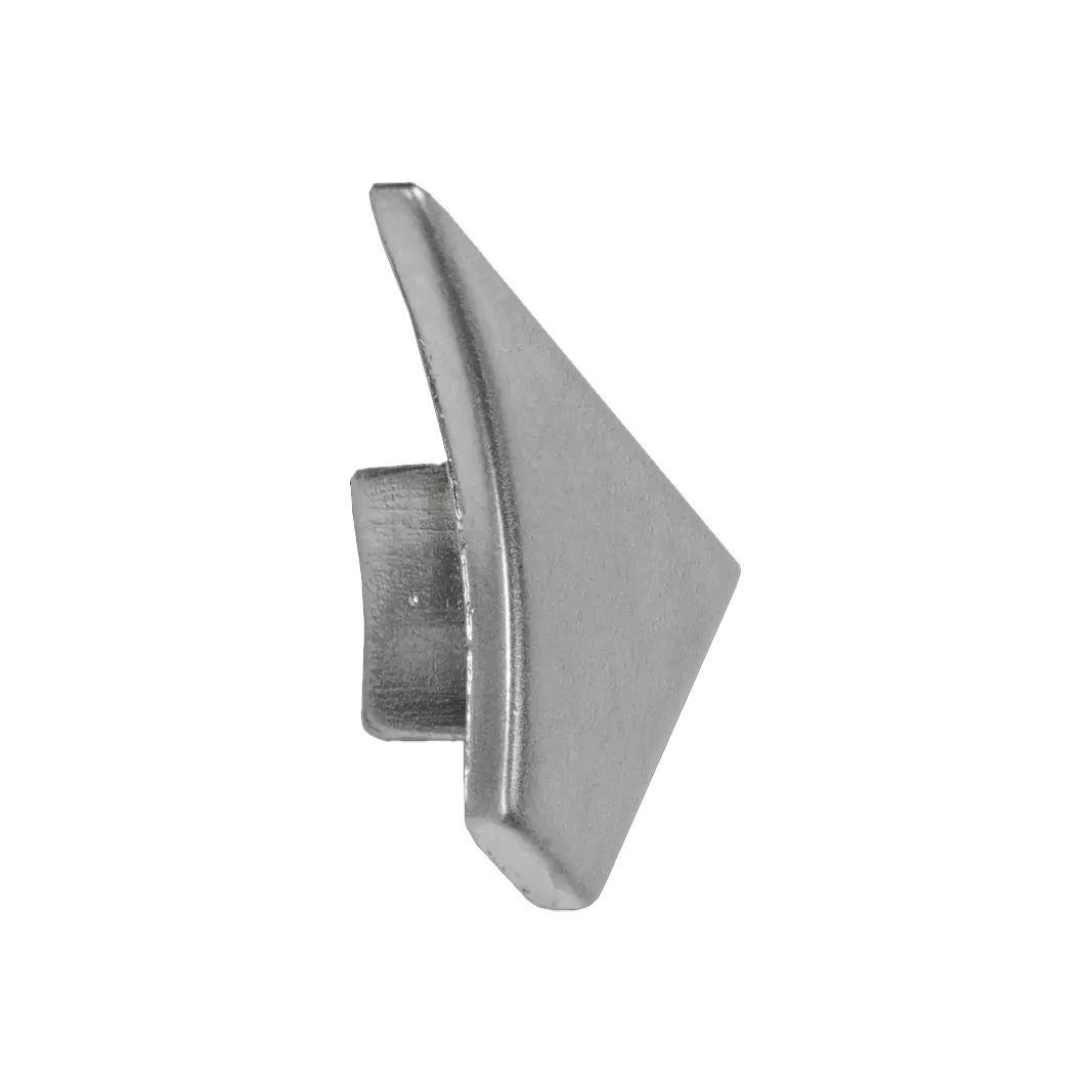 DURAL end cap left T-COVE die-cast metal high gloss natural 12mm