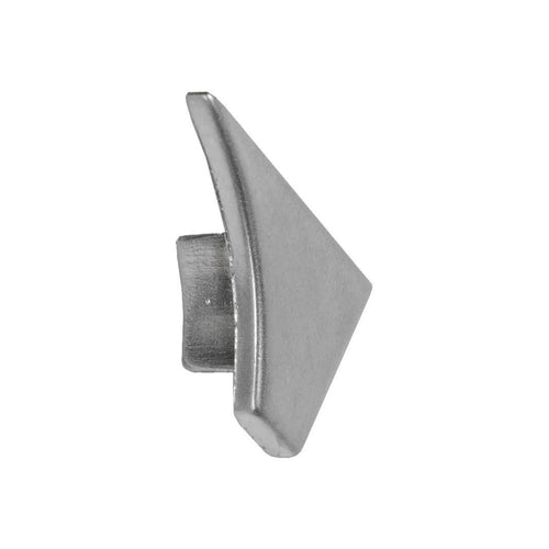 DURAL end cap left T-COVE die-cast metal high gloss natural 22mm