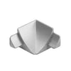 DURAL Innenecke T-COVE Metalldruckguss eloxiert silber 12mm