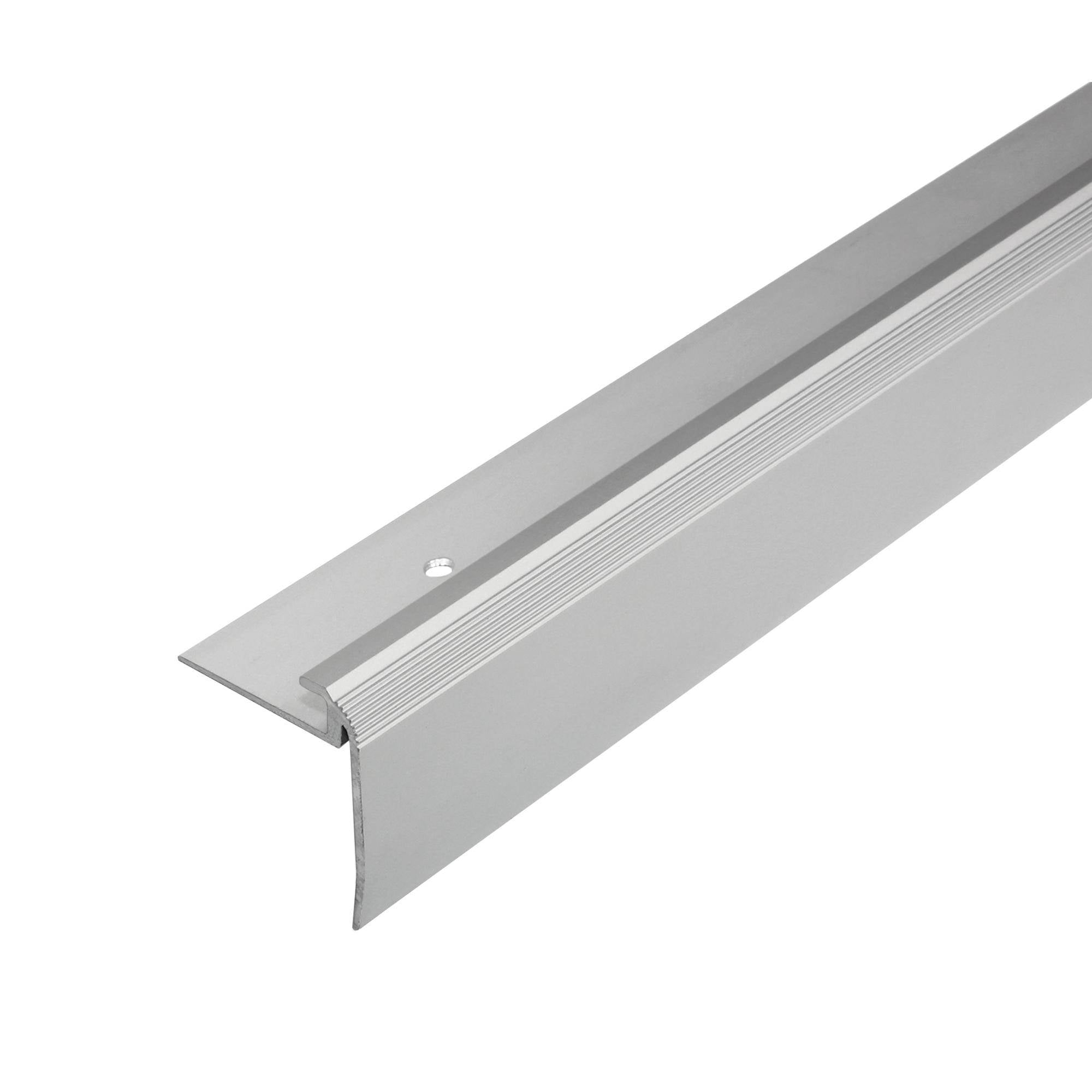 DURAL traptredeprofiel DURASTEP JUMBO aluminium geanodiseerd zilver 5mm 270cm