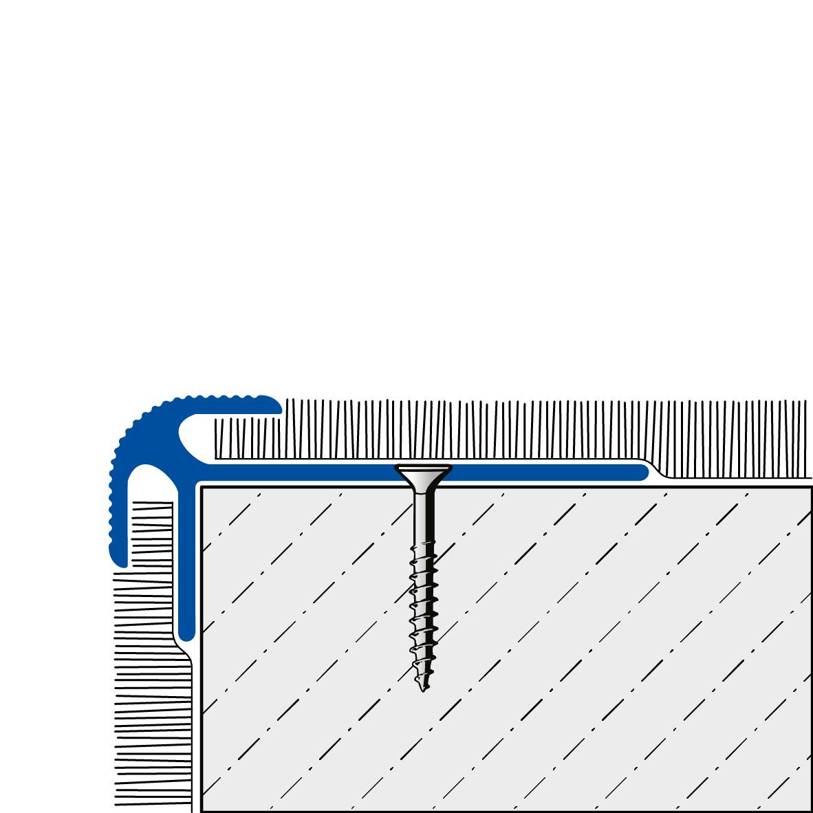 DURAL traptredeprofiel DURASTEP JUMBO aluminium geanodiseerd zilver 2,5 mm 300 cm