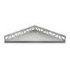 DURAL corner shelf TI-SHELF DRG stainless steel (V2A/304) brushed 12.5mm