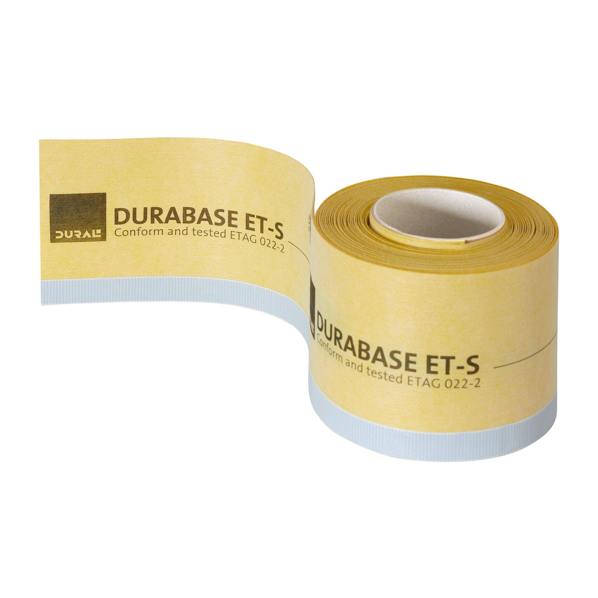 DURAL tub sealing tape DURABASE ET-S yellow 0.7mm 10 running meters