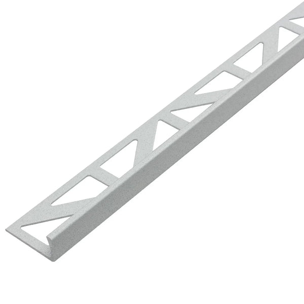 Winkelprofil DUROSOL Aluminium pulverbeschichtet Salt‘n‘pepper weiß 11mm 250cm