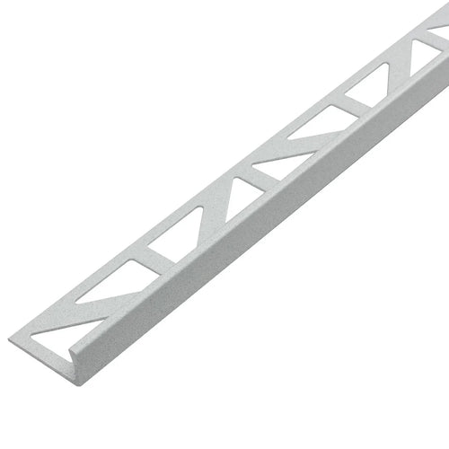 Winkelprofil DUROSOL Aluminium pulverbeschichtet Salt‘n‘pepper weiß 11mm 250cm
