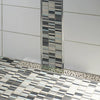 DURAL shower channel grate "Square" XFLAT-LINE plastic polished 55mm 60cm